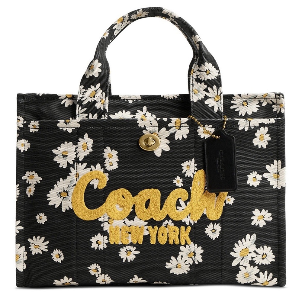 Coach Flower Power Medium Canvas Tote Bag BNWT